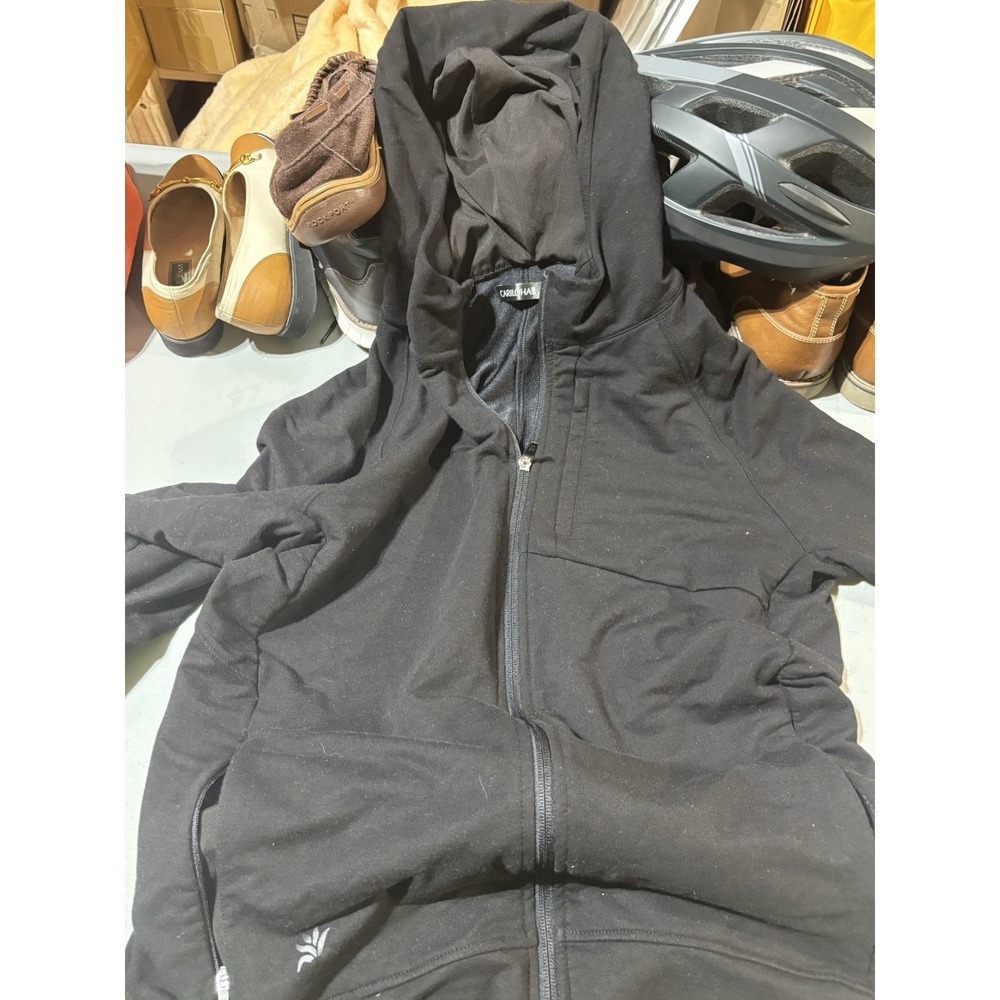 Cariloha Comfort Zip Hoodie Jacket Mens Size‎ Large Bamboo Stretch Black
